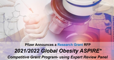 Pfizer apoia iniciativas independentes com Bolsas de Investiga&ccedil;&atilde;o na &aacute;rea da obesidade