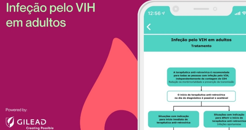 Aplica&ccedil;&atilde;o m&oacute;vel disponibiliza conte&uacute;dos sobre o VIH para m&eacute;dicos