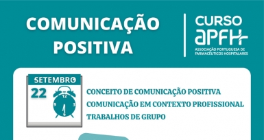 Marque na agenda: Curso APFH 2021 | Comunica&ccedil;&atilde;o Positiva