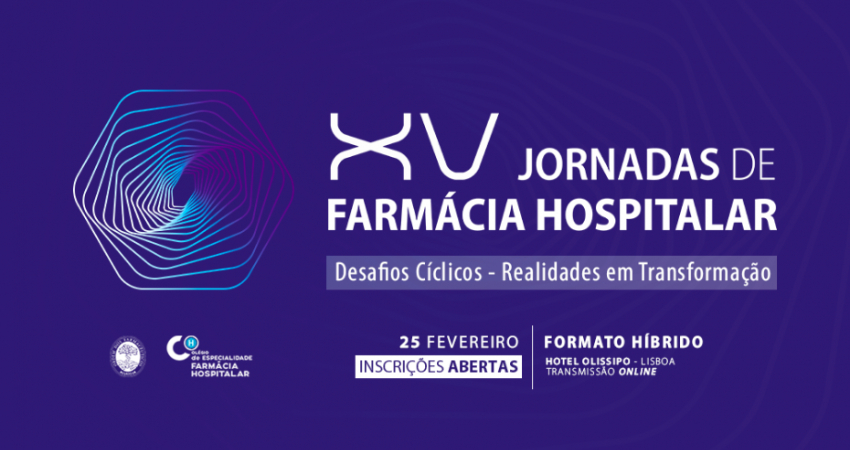 Est&atilde;o abertas as inscri&ccedil;&otilde;es para as XV Jornadas de Farm&aacute;cia Hospitalar