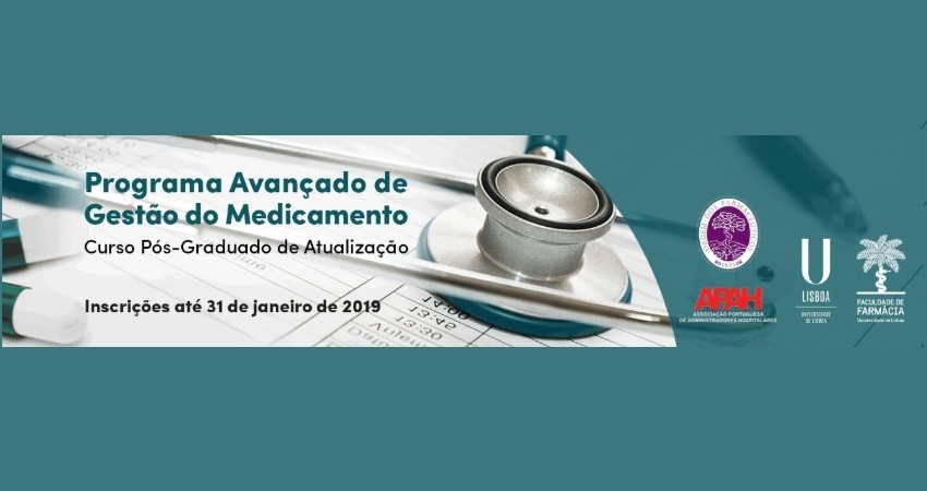 Programa Avan&ccedil;ado de Gest&atilde;o do Medicamento: prazo de candidaturas at&eacute; 31 de janeiro