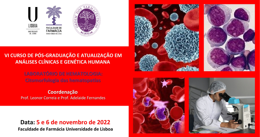 FFUL organiza o VI Curso de P&oacute;s-Gradua&ccedil;&atilde;o e Atualiza&ccedil;&atilde;o em An&aacute;lises Cl&iacute;nicas e Gen&eacute;tica Humana