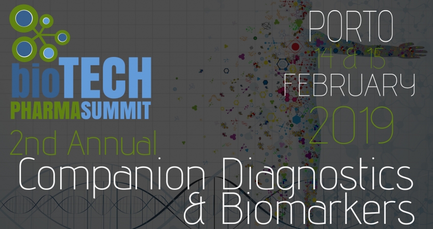 2nd Annual Companion Diagnostics &amp; Biomarkers 2019 decorre no Porto em fevereiro