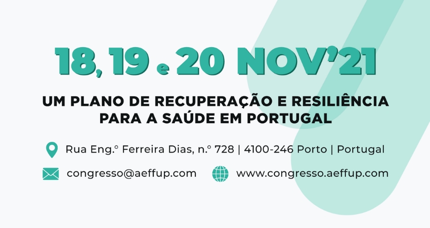 XVI Congresso Cient&iacute;fico AEFFUP decorre j&aacute; no pr&oacute;ximo m&ecirc;s
