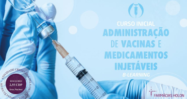 Farm&aacute;cias Holon lan&ccedil;am cursos de forma&ccedil;&atilde;o e recertifica&ccedil;&atilde;o sobre administra&ccedil;&atilde;o de vacinas e medicamentos injet&aacute;veis