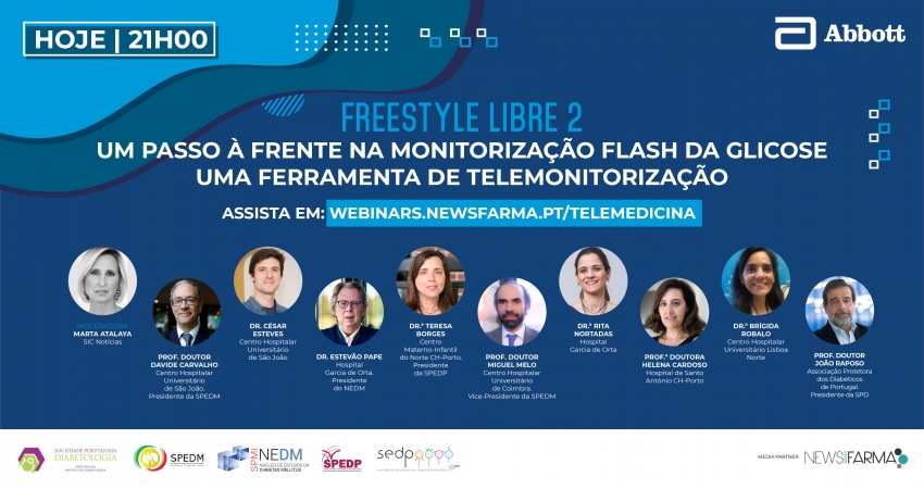 Hoje, webinar analisa a monitoriza&ccedil;&atilde;o flash da glicose