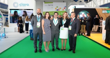 Baston&aacute;ria da Ordem dos Farmac&ecirc;uticos e presidente da dire&ccedil;&atilde;o da ANF inauguram Expofarma