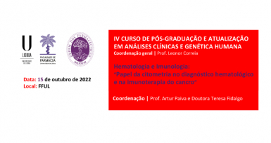 N&atilde;o perca o IV Curso de P&oacute;s-Gradua&ccedil;&atilde;o e Atualiza&ccedil;&atilde;o em An&aacute;lises Cl&iacute;nicas e Gen&eacute;tica Humana da FFUL