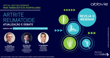 Webinar sobre artrite reumatoide explora novas atualiza&ccedil;&otilde;es para o tratamento de doentes