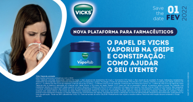 Gripes e constipa&ccedil;&otilde;es: o papel de Vicks Vaporub destacado em plataforma para farmac&ecirc;uticos