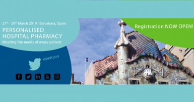 24th Congress of the European Association of Hospital Pharmacists: plataforma de inscri&ccedil;&otilde;es abertas