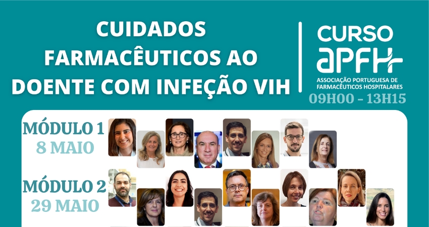 APFH organiza curso sobre cuidados farmac&ecirc;uticos ao doente com VIH