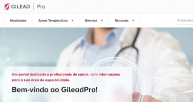 Gilead cria portal eletr&oacute;nico destinado a profissionais de sa&uacute;de