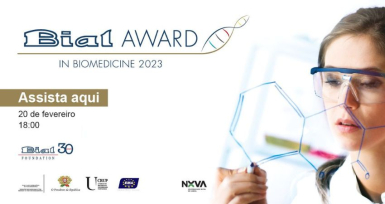 Est&aacute; a chegar a cerim&oacute;nia de entrega do BIAL Award in Biomedicine 2023