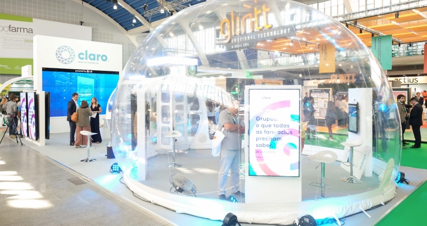 Pr&eacute;mios Expofarma 2018: Stand da Rede Claro vence Pr&eacute;mio Interpares