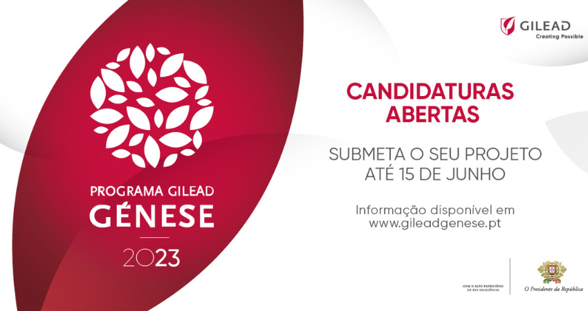 Programa Gilead G&Eacute;NESE 2023: candidaturas abertas at&eacute; 15 de junho