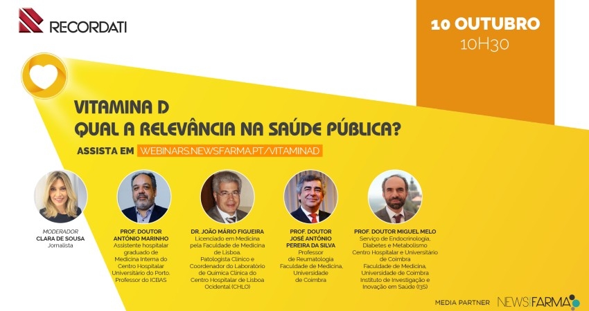 Webinar analisa a relev&acirc;ncia da vitamina D na Sa&uacute;de P&uacute;blica