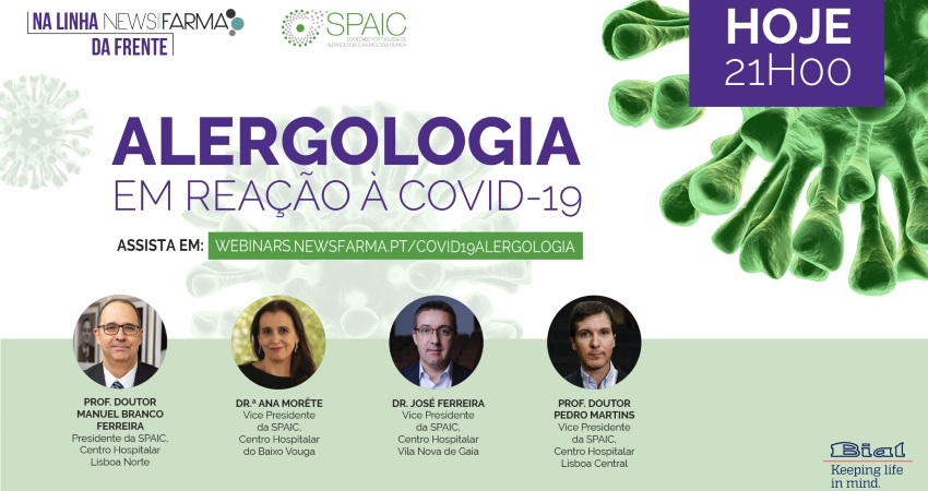 SPAIC discute a rea&ccedil;&atilde;o da Alergologia &agrave; COVID-19 em webinar