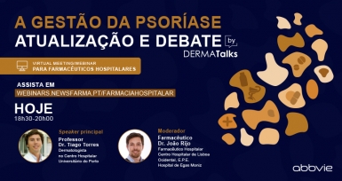 Hoje, webinar explora &ldquo;A Gest&atilde;o da Psor&iacute;ase no contexto atual &ndash; Atualiza&ccedil;&atilde;o e Debate&rdquo;